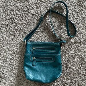 Rossetti teal crossbody bag/purse